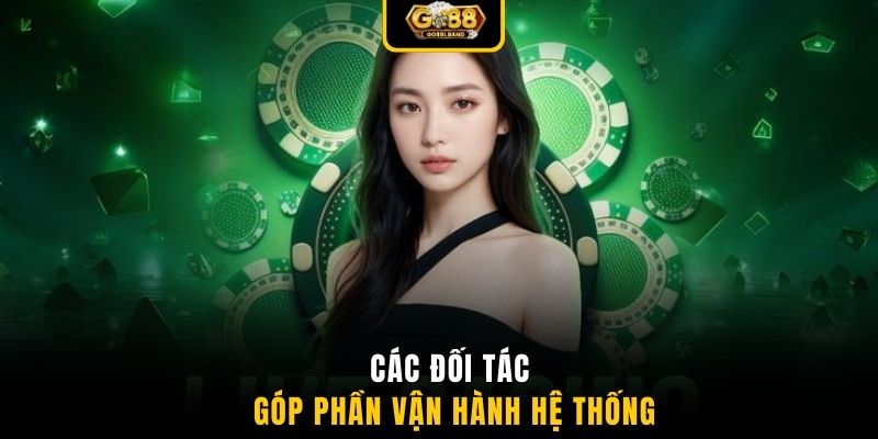Các đối tác góp phần vận hành hệ thống
