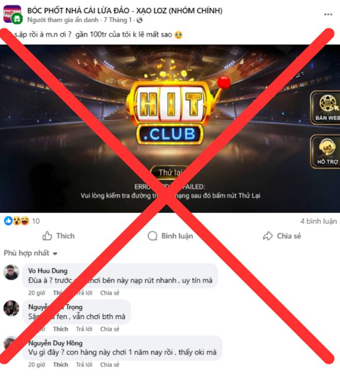 Những bài viết như Hitclub lừa tiền nhan nhản không có cơ sở